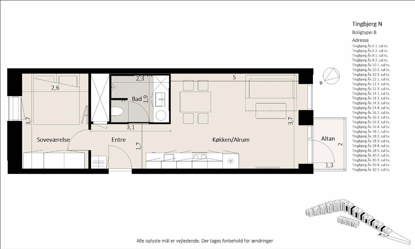 2-room apartment in Brønshøj image 6