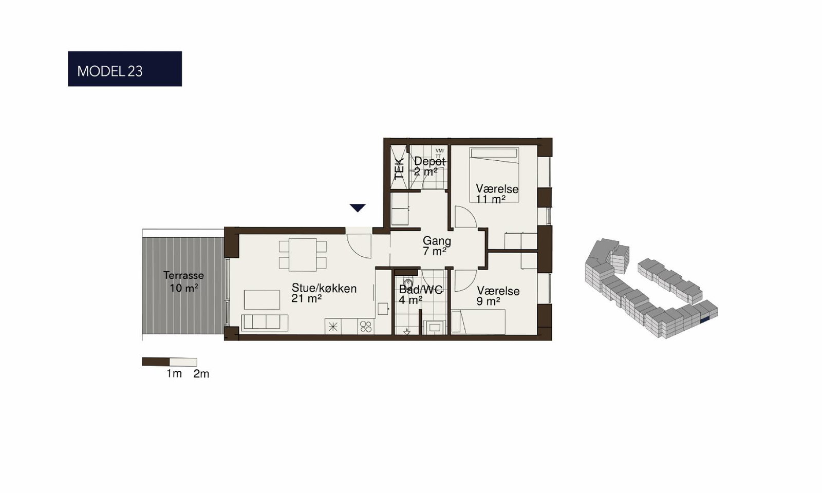 Kansleren 17, st. th., Egedal II billede 6