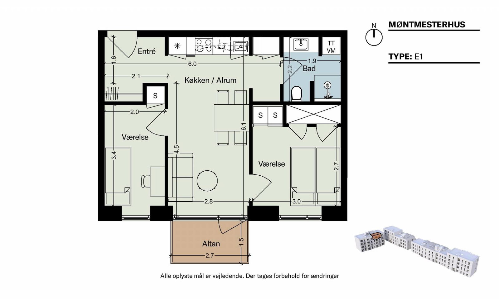 3-room apartment in København NV image 6