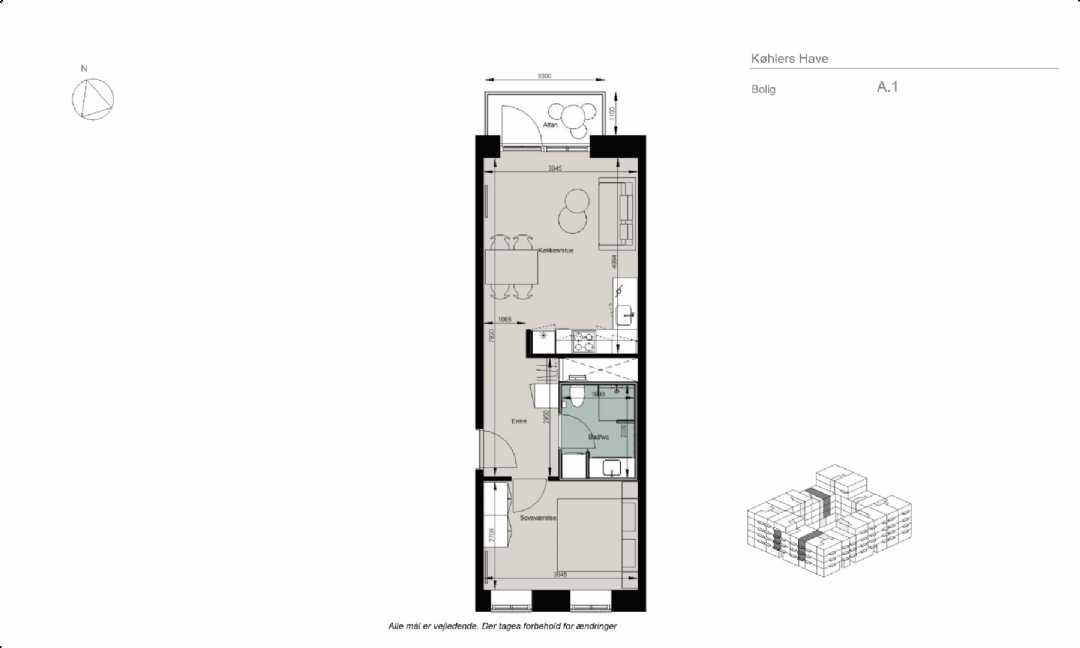 2-room apartment in København SV image 2