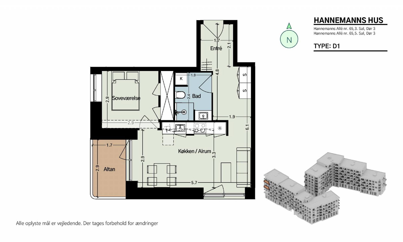 2-room apartment in København S image 6