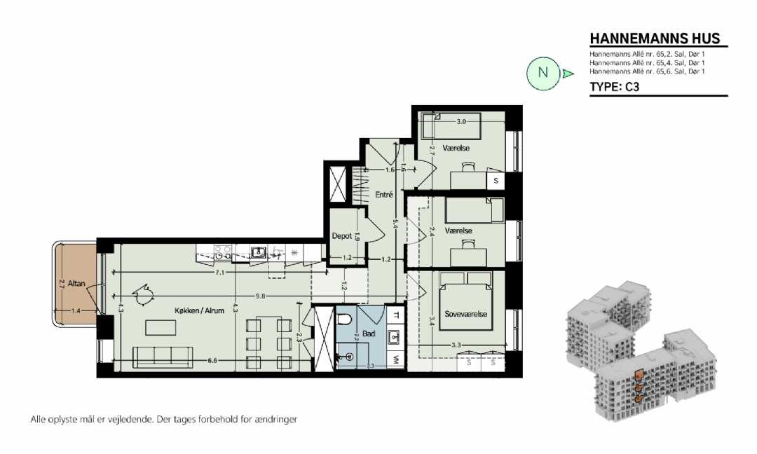 Hannemanns Allé, Hannemanns Hus billede 3