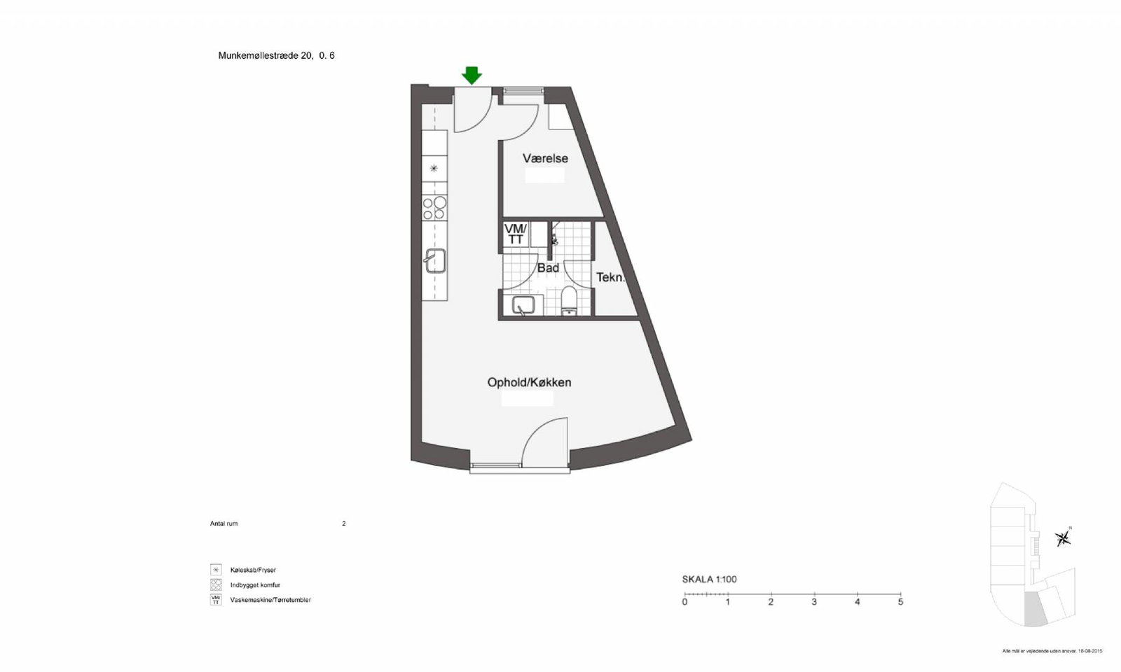 Munkemøllestræde 20, st. 6, Munkemøllestræde 20 billede 6
