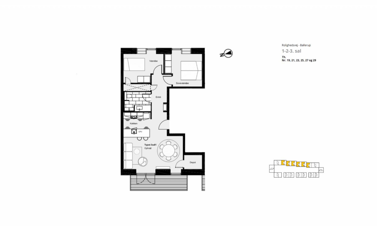 3-room apartment in Ballerup image 6