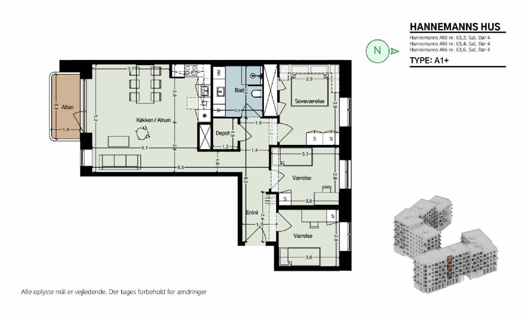 Hannemanns Allé, Hannemanns Hus billede 3