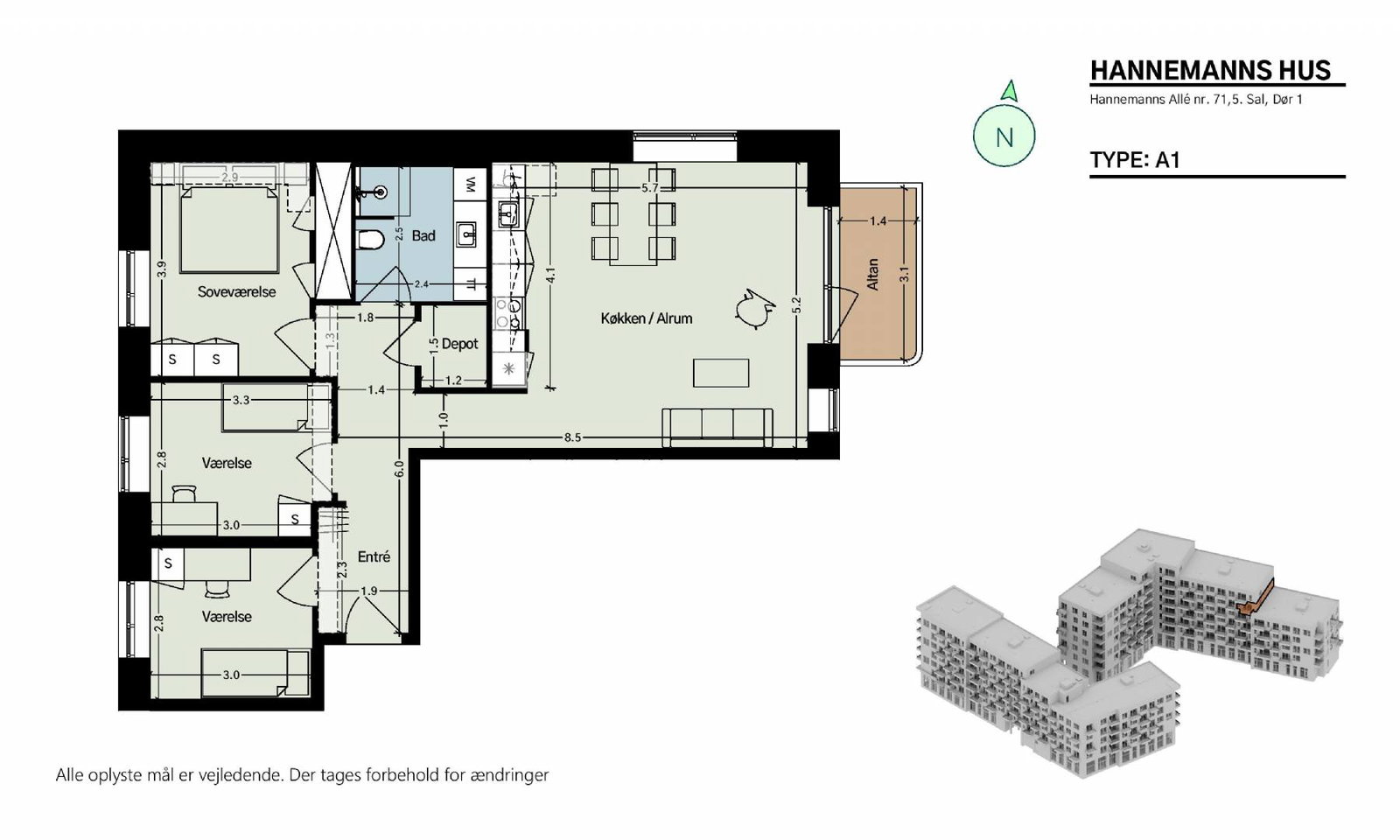 4-room apartment in København S image 6