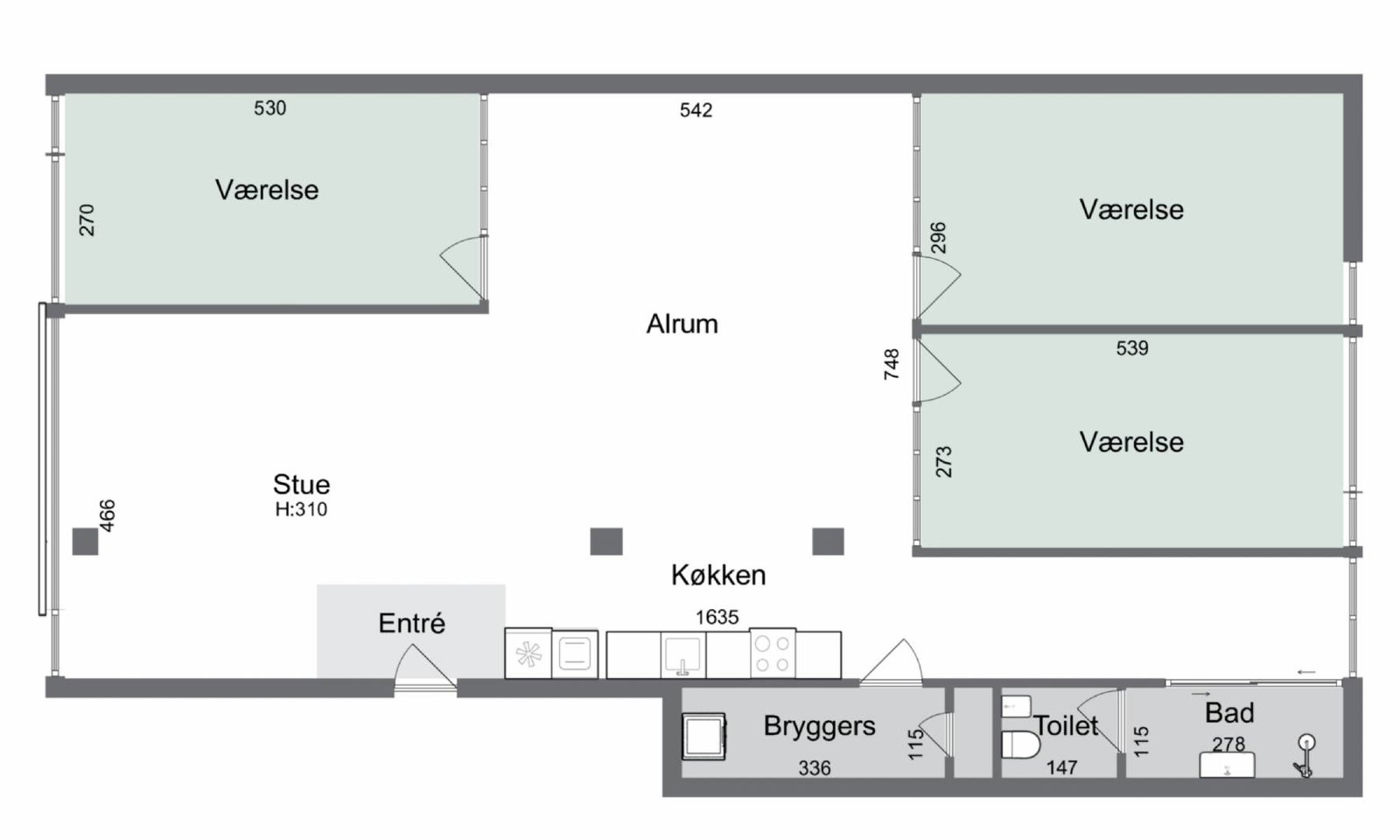 Islands Brygge 79E, 2. tv., A-Huset billede 6