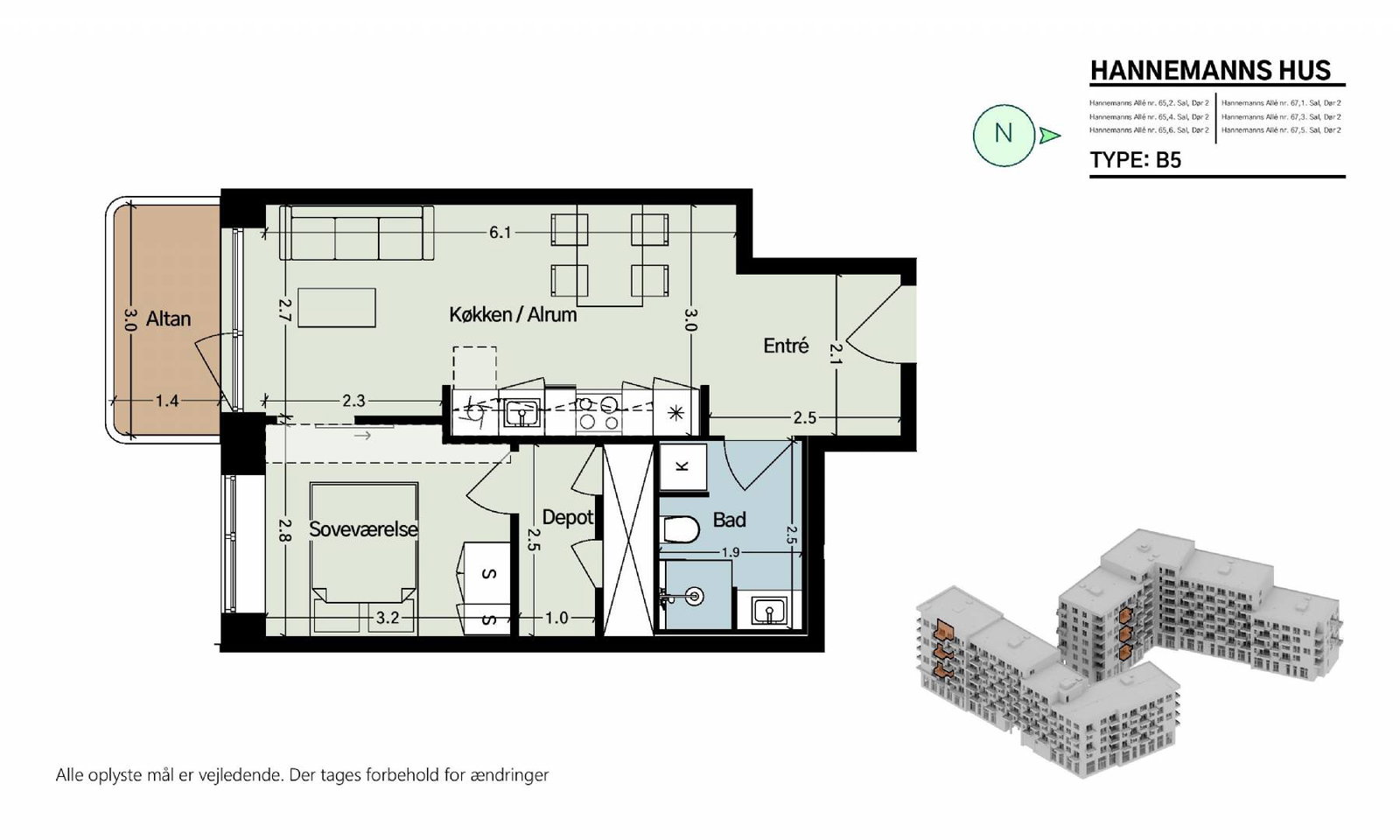 2-room apartment in København S image 6