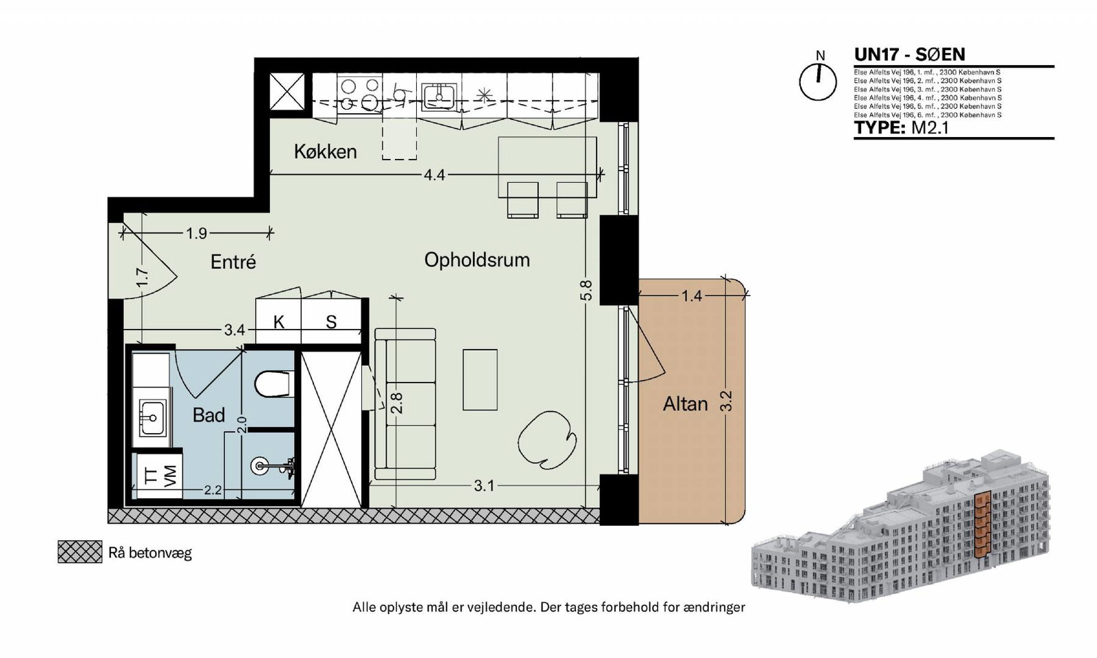1-room apartment in København S image 6