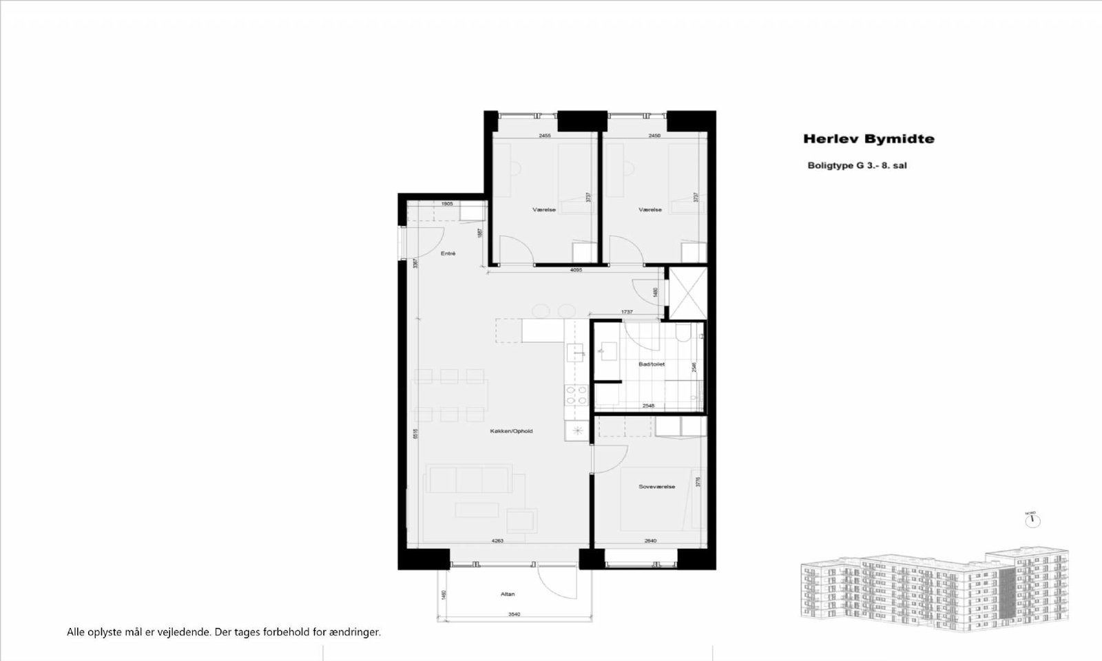 Herlev Torv 24D, 4. 428, Taghaverne billede 6