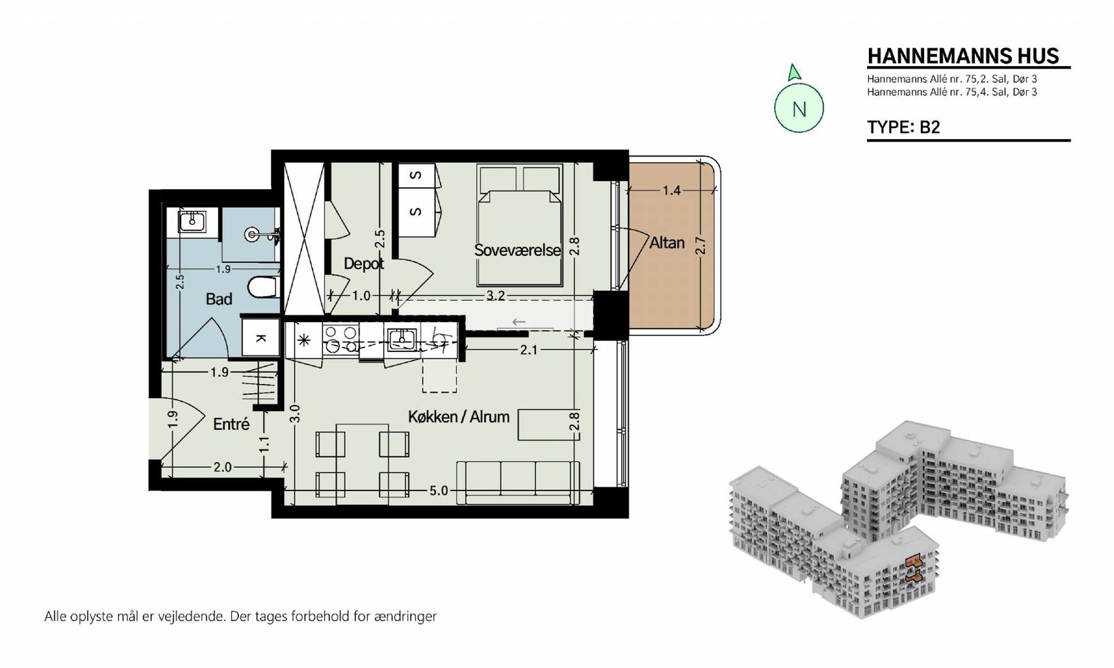 2-room apartment in København S image 6