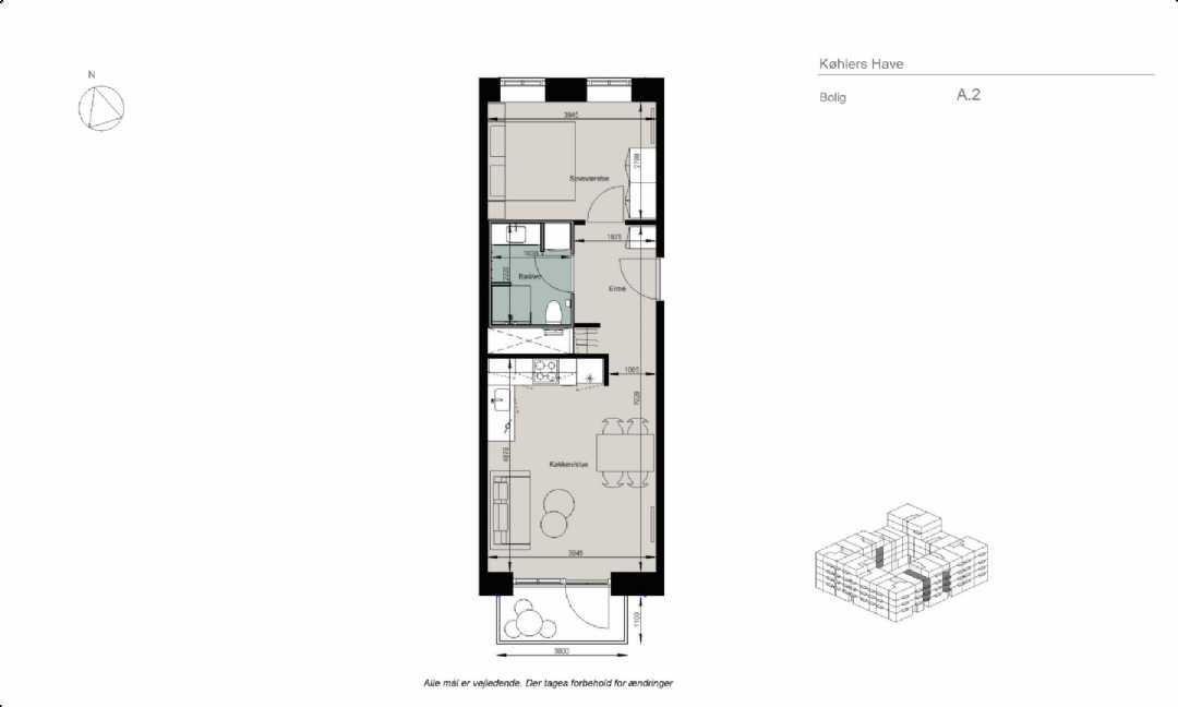 2-room apartment in København SV image 2