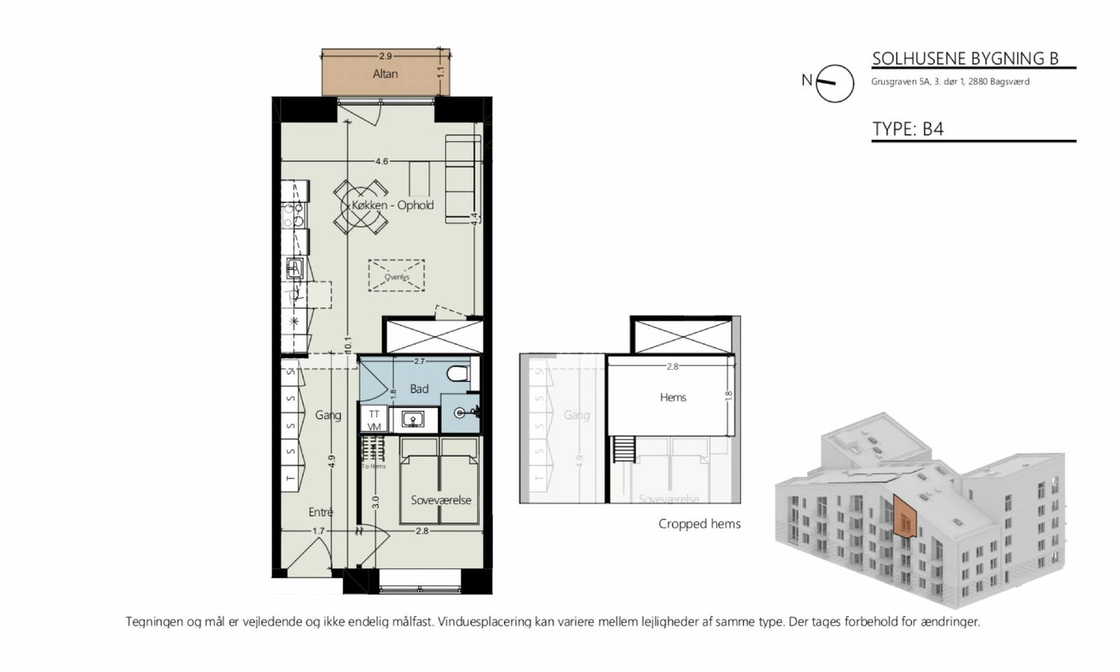 2-room apartment in Bagsværd image 6