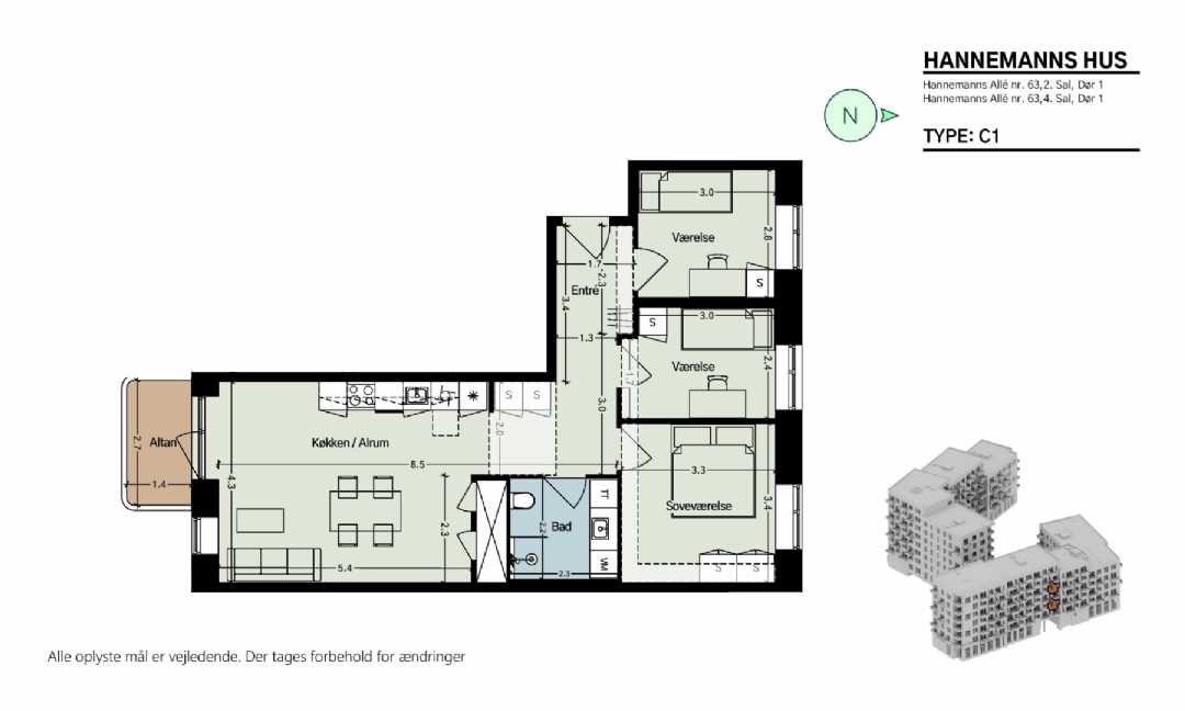4-room apartment in København S image 3