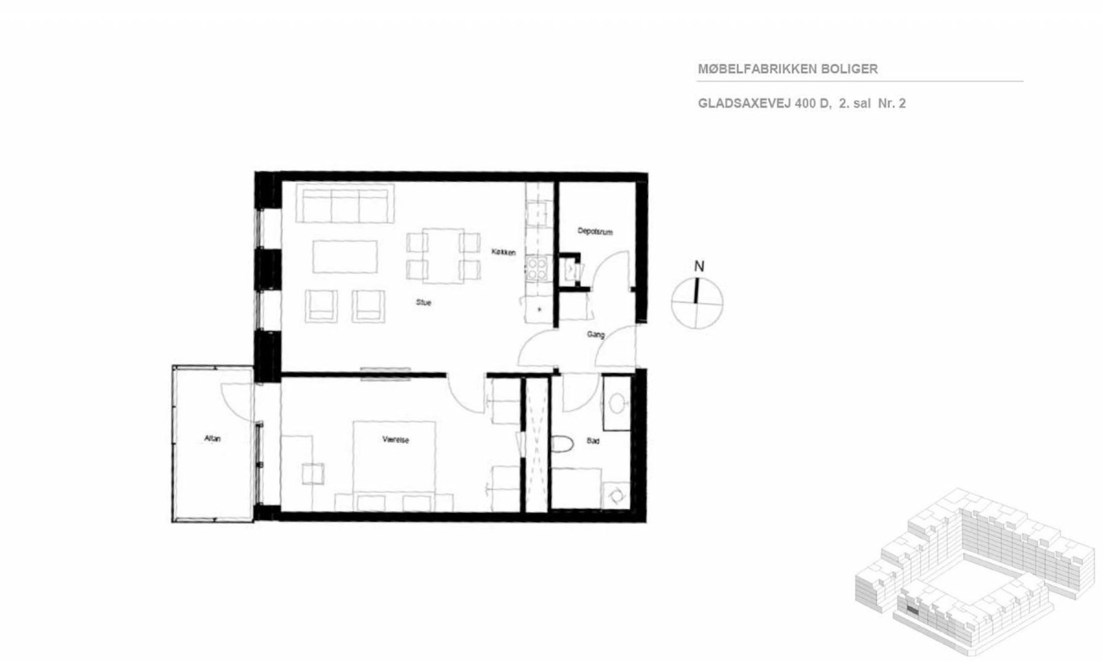 Gladsaxevej 400 D, 2. 2, Møbelfabrikken billede 6