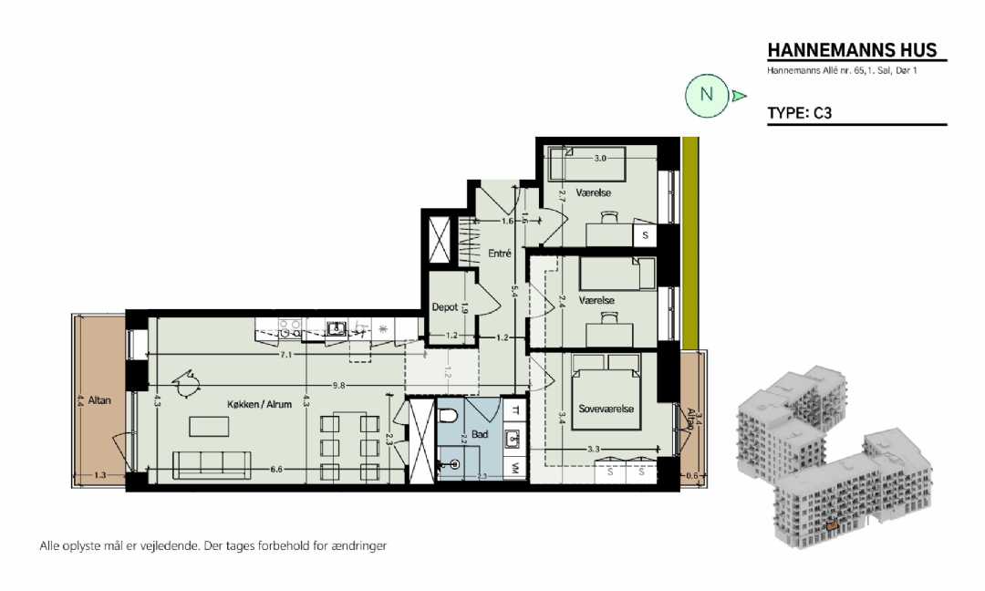 Hannemanns Allé, Hannemanns Hus billede 3