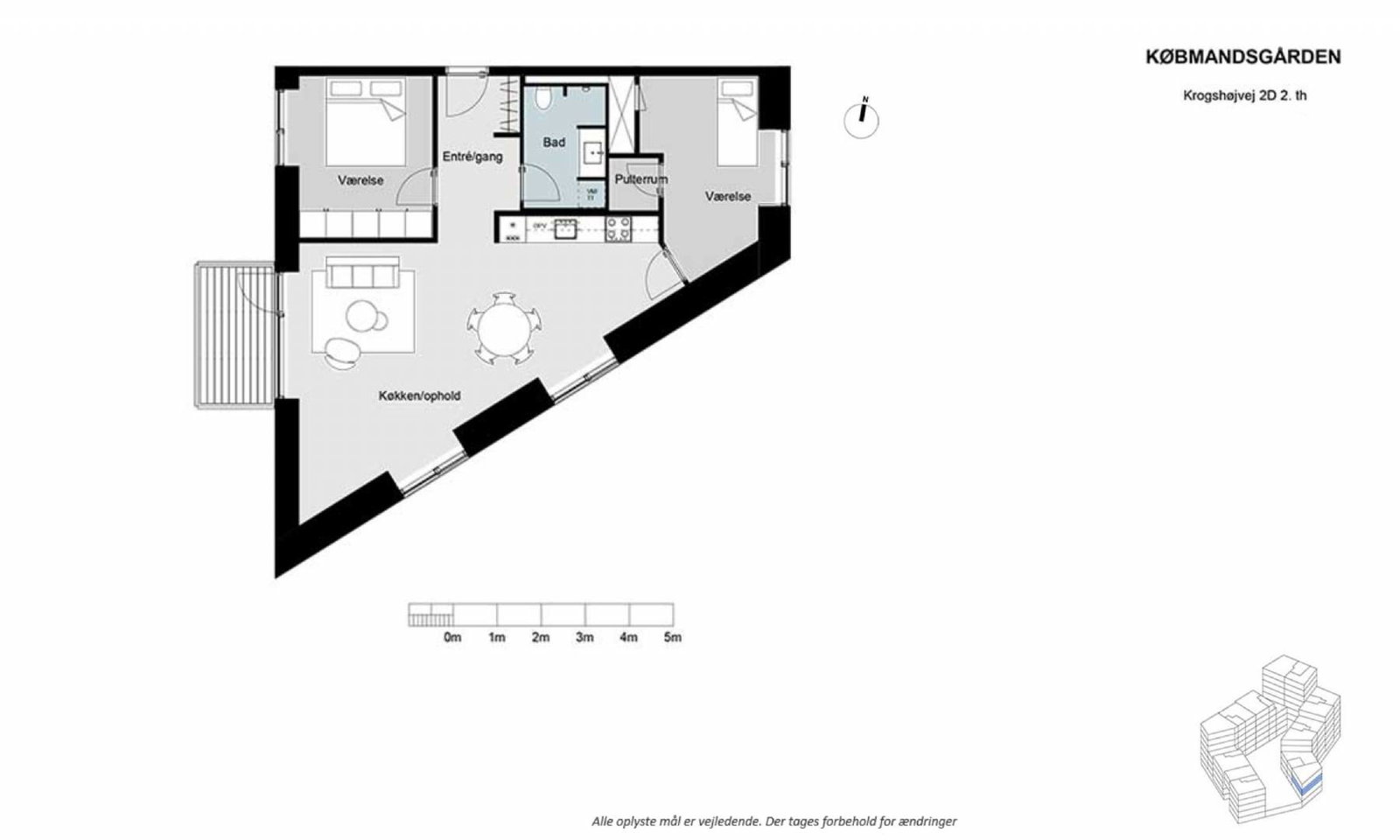 Krogshøjvej 2D, 2. th., Porthuset - Købmandsgården billede 6